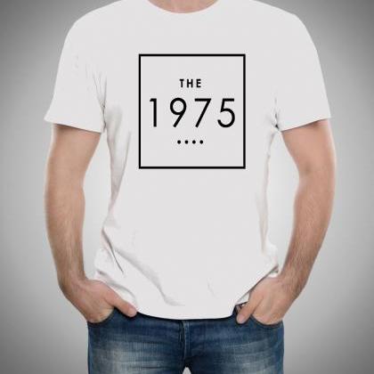 1975 Shirt Women White T-shirt Sleeve Raglan Men..
